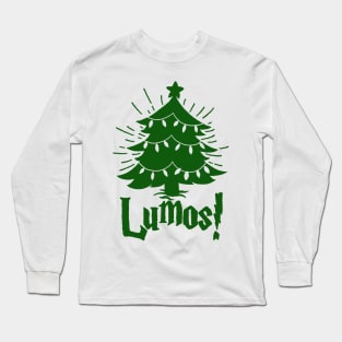 Christmas Lumos Pine Tree Long Sleeve T-Shirt